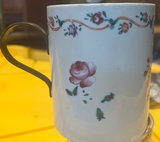 Chinese 18th C. Famille Rose Export chocolate mug - thumbnail 3 of 7