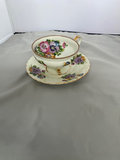 Hall China Saucer, Pansy Footed Teacup and Saucer, Small Dish - thumbnail 4 of 14