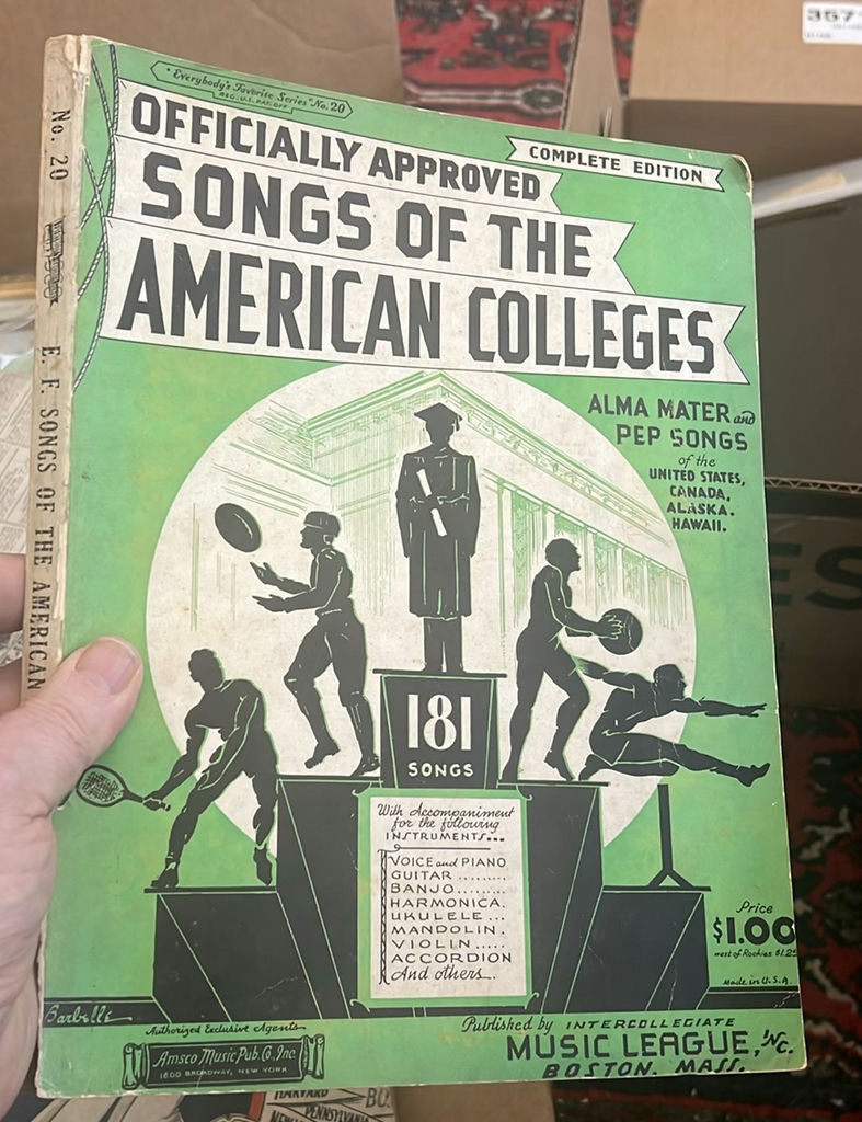 1930s Collegiate Song 4 Volumes - image 4 of 9
