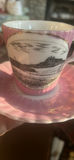Pink Luster Germany Tea Cup & Plate Mt. Micheals Penzance - thumbnail 2 of 4