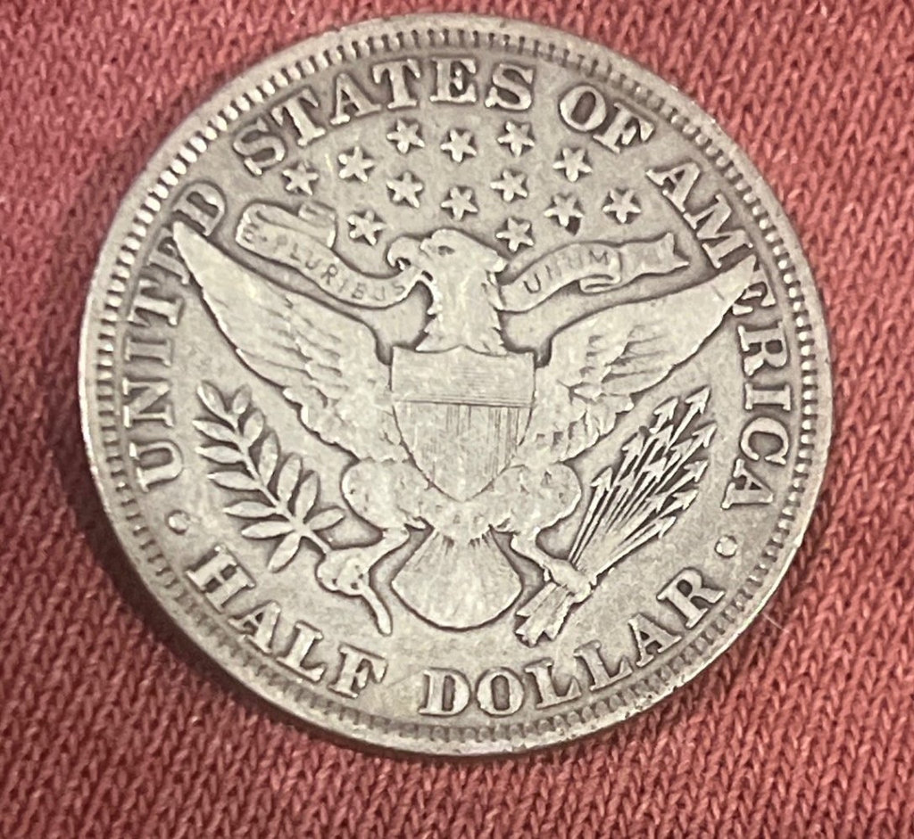 1897 US Barber Silver Half Dollar Full Liberty  - image 2 of 2