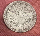 1897 US Barber Silver Half Dollar Full Liberty  - thumbnail 2 of 2