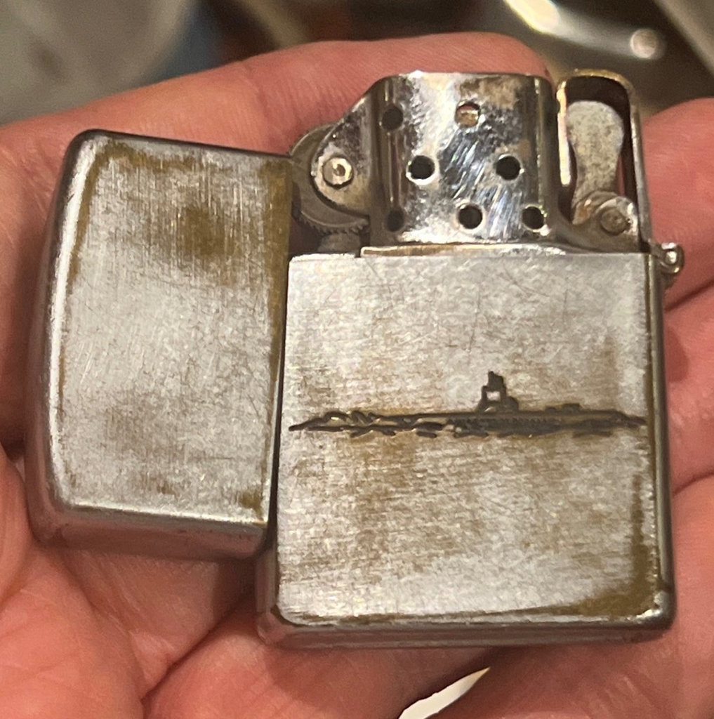 Zippo Military Lighter WWII - Vietnam USS Ronquil Submarine  - image 4 of 4
