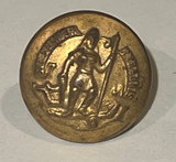 Virginia US Army military Cuff button brass, 1870s - thumbnail 1 of 2
