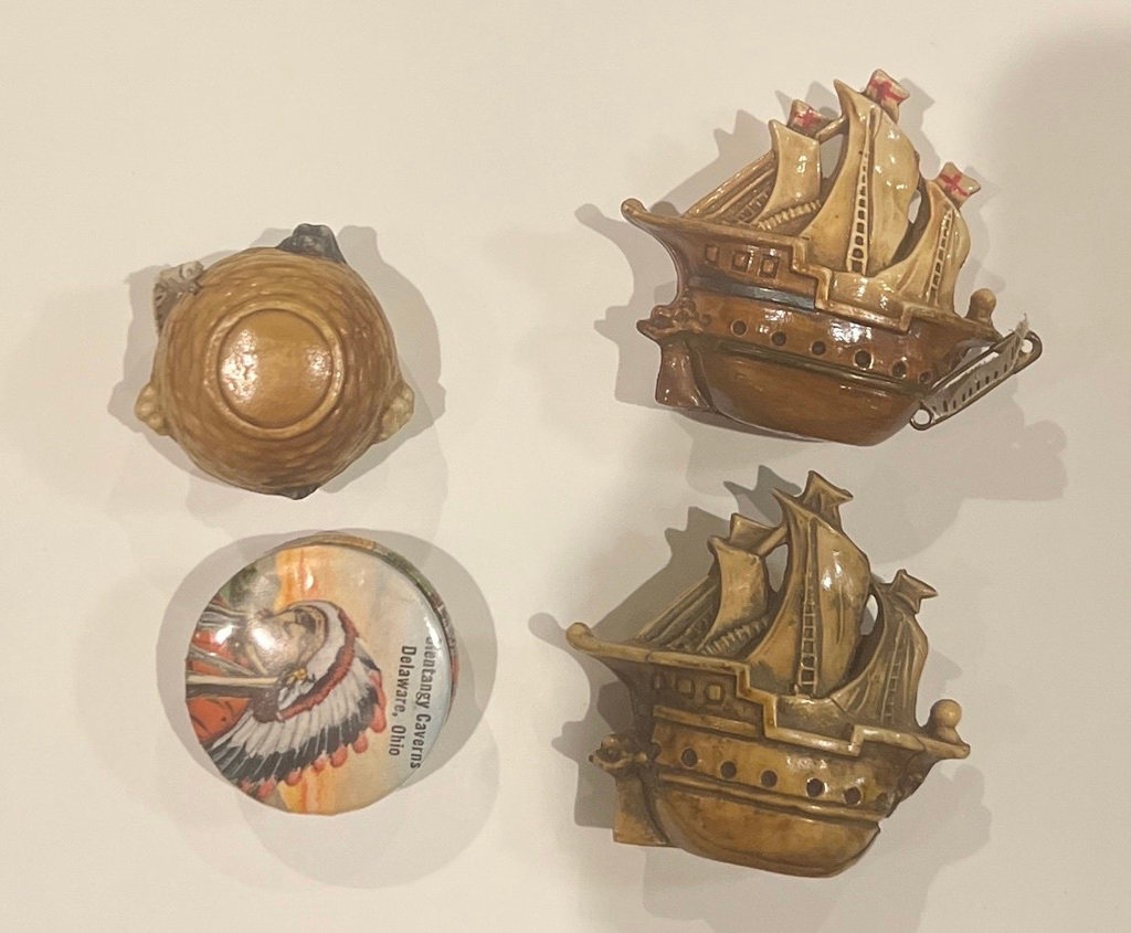 4 Celluloid  Figural Or Advertising Sewing Tape Meaures Antiques - image 10 of 10
