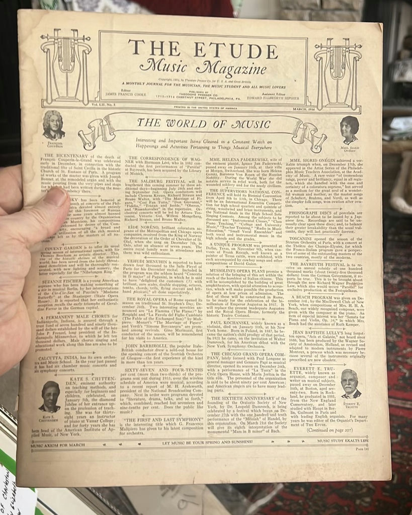 Four Antique Étude, Magazines - image 3 of 4