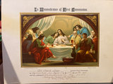 1908 Nice Certificate in Remembrance of First Communion Los Angeles - thumbnail 2 of 3
