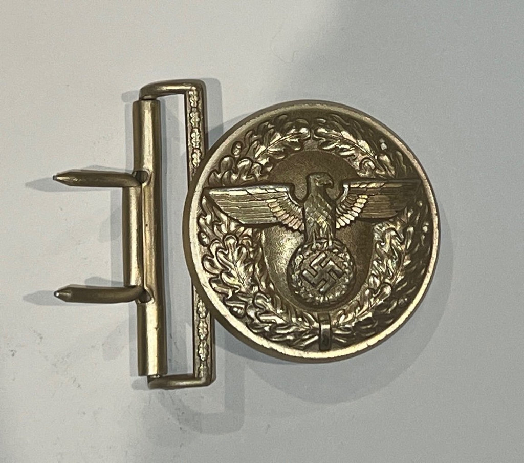 German WWII Political Party Leader’s aluminum belt buckle - image 2 of 3