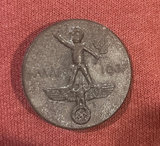 Germany WWII Tinny May Day 1937 Jacket Lapel Pin - thumbnail 1 of 2