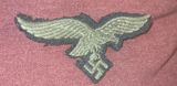 WWII German Luftwaffe Embroidered Breast Eagle for NCO - thumbnail 1 of 2