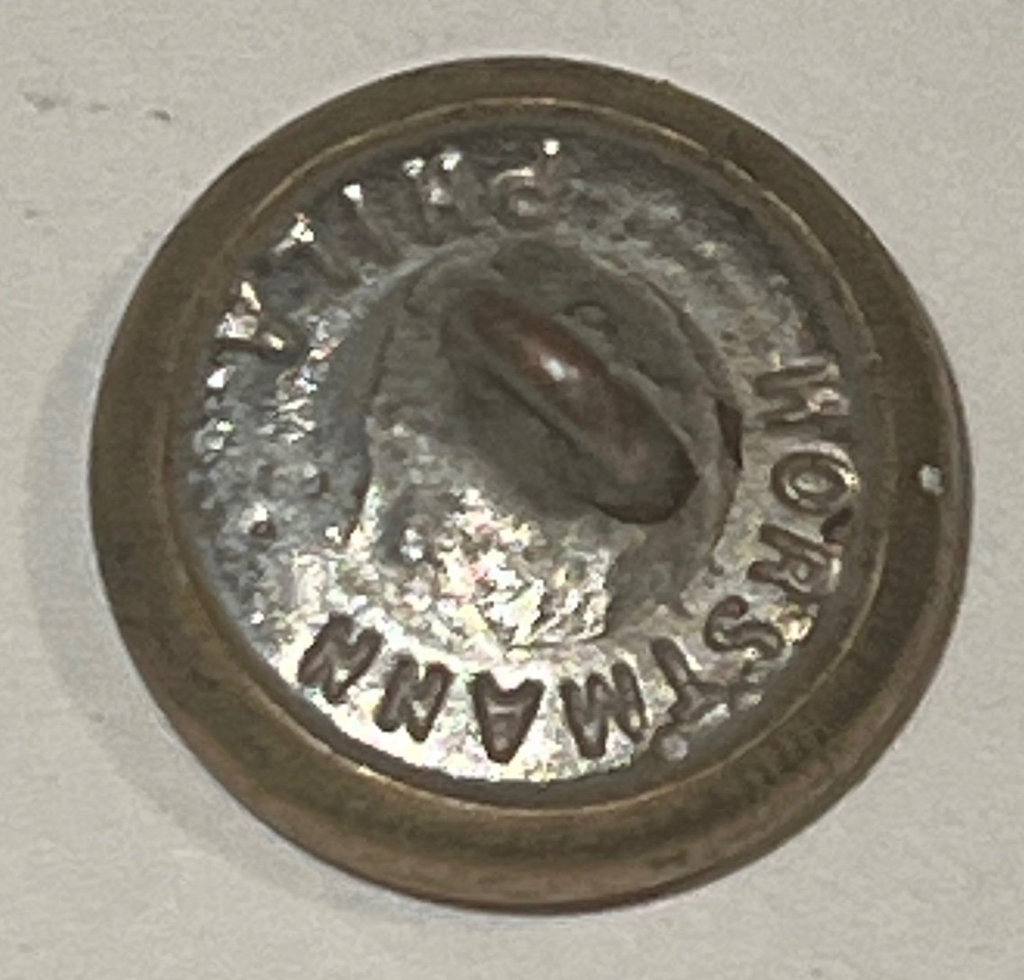 Virginia US Army military Cuff button brass, 1870s - image 2 of 2