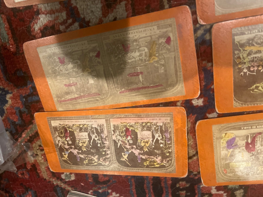 8 Antique Union View Satan Stereo Cards - image 2 of 4