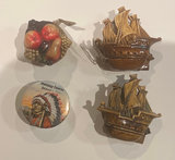 4 Celluloid  Figural Or Advertising Sewing Tape Meaures Antiques - thumbnail 9 of 10