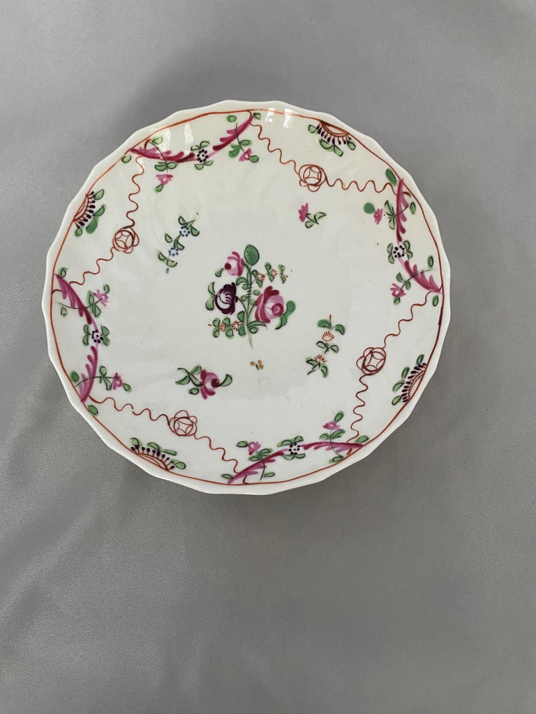 Hall China Saucer, Pansy Footed Teacup and Saucer, Small Dish - image 10 of 14