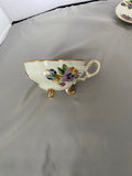 Hall China Saucer, Pansy Footed Teacup and Saucer, Small Dish - thumbnail 6 of 14