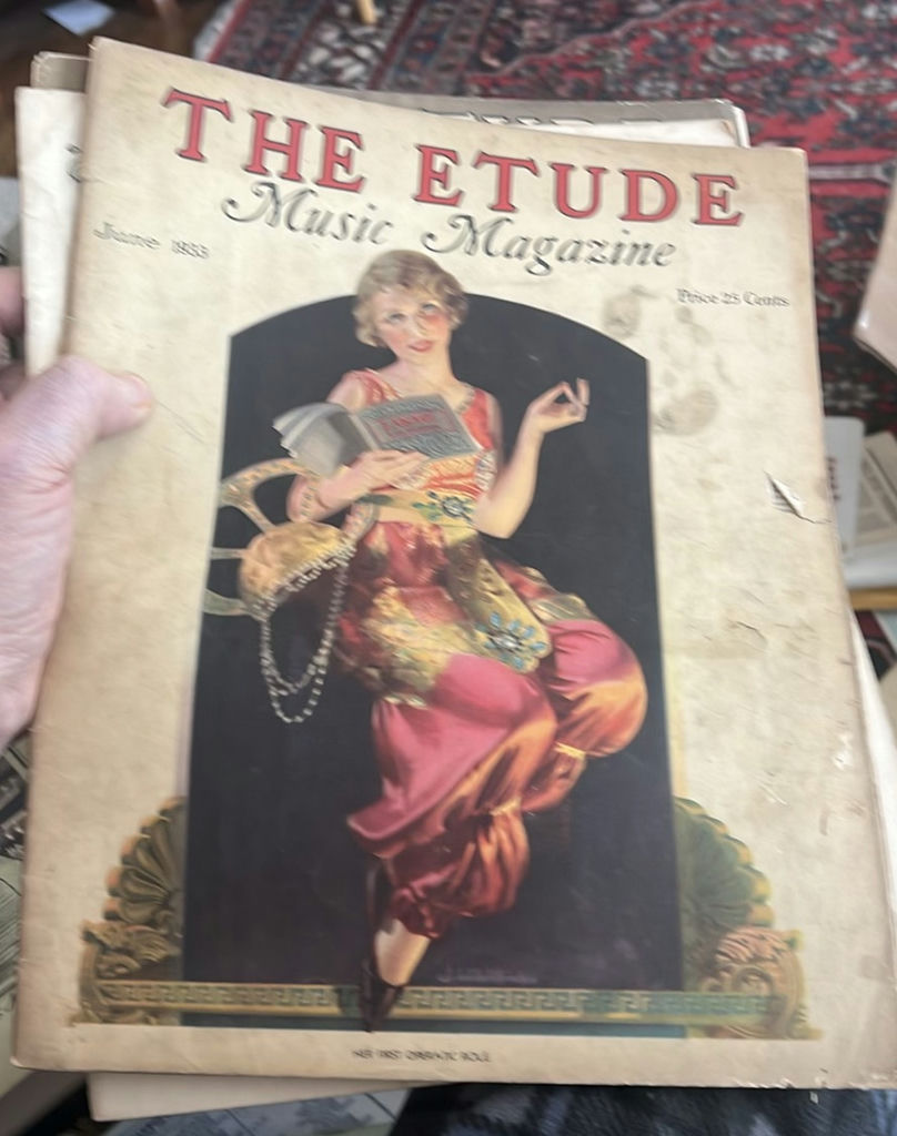 Four Antique Étude, Magazines - image 2 of 4