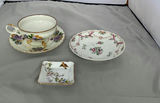 Hall China Saucer, Pansy Footed Teacup and Saucer, Small Dish - thumbnail 1 of 14