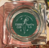3 casino and gentlemen’s club Painted Glass ashtrays 1950s Like New - thumbnail 4 of 4