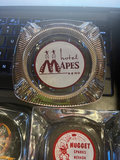 Lot of 3 MCM Reno, Nevada Painted Glass Ashtrays  - thumbnail 4 of 5