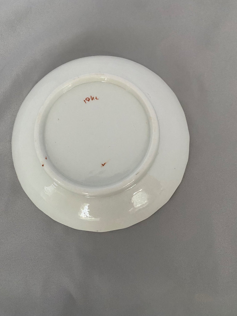 Hall China Saucer, Pansy Footed Teacup and Saucer, Small Dish - image 11 of 14