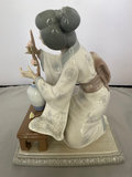 Japanese Girl Arranging Flowers 4840 - thumbnail 2 of 5