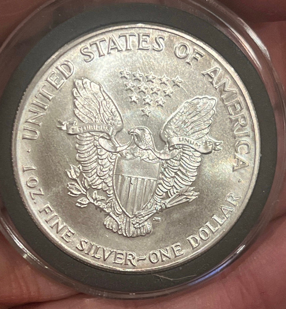 1986 Walking Liberty US Silver Dollar Brilliant Uncirculated - image 1 of 2