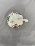 Hall China Saucer, Pansy Footed Teacup and Saucer, Small Dish - thumbnail 3 of 14