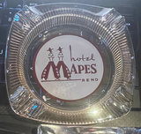 Lot of 3 MCM Reno, Nevada Painted Glass Ashtrays  - thumbnail 5 of 5