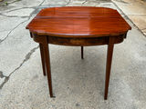  Inlaid Folding Game Table  - thumbnail 3 of 8