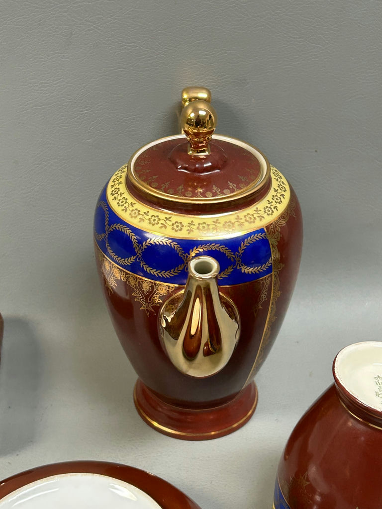 German Dresser Boxes, Teapot and Creamer  - image 8 of 10