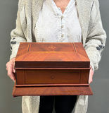 Vintage Inlaid Dresser Box  - thumbnail 2 of 10