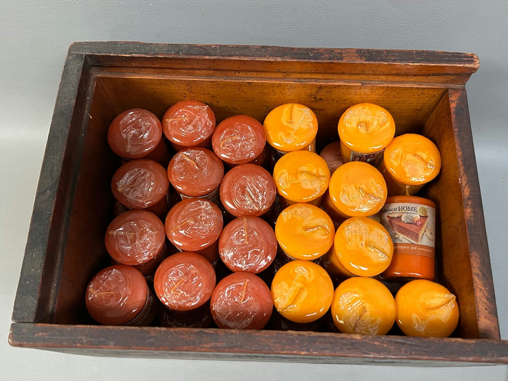 Antique Slide Lid Candle Box - image 4 of 8