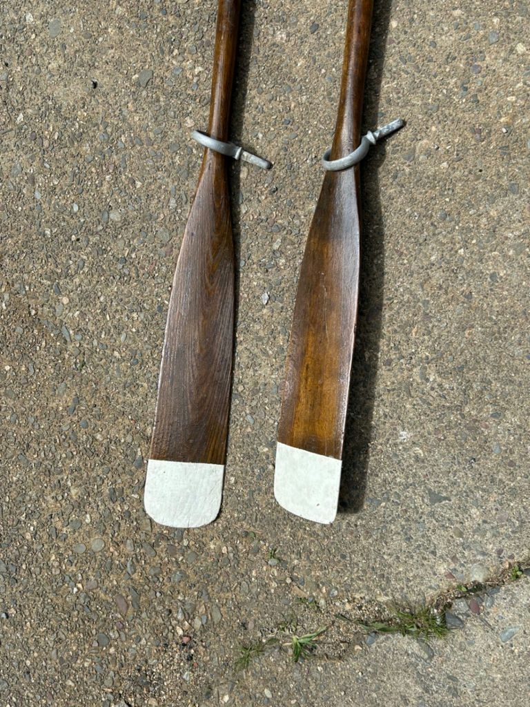 Vintage Wooden Oars  - image 2 of 7
