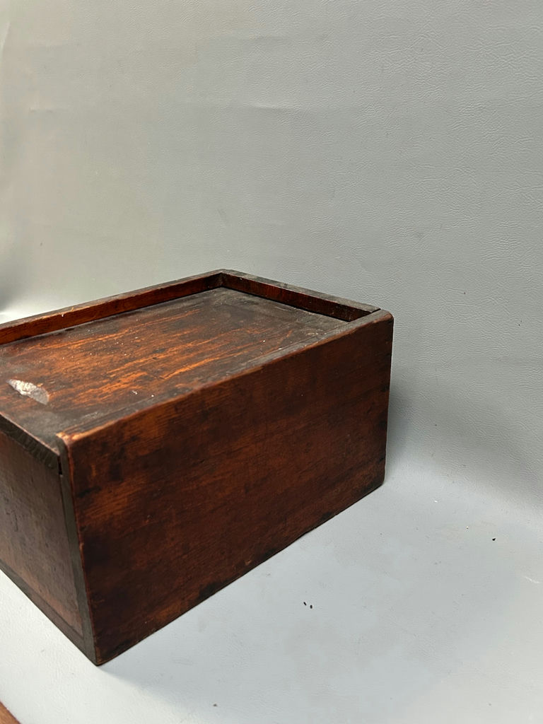 Antique Slide Lid Candle Box - image 7 of 8