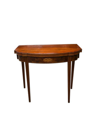 Inlaid Folding Game Table - Image 1 of 8