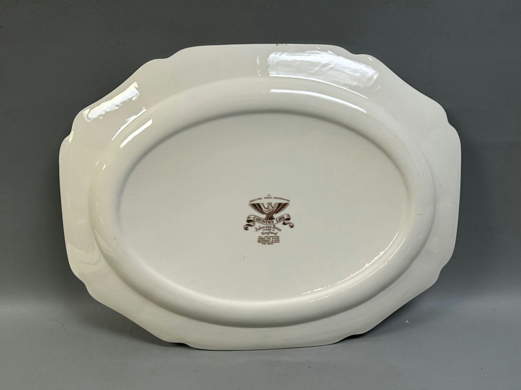Johnson Bros Country Life Oversized Platter - image 3 of 5