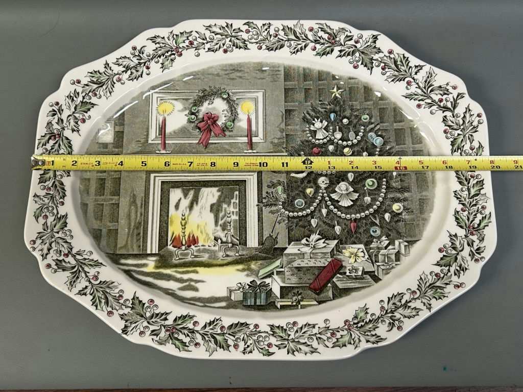 Johnson Bros Merry Christmas Oversized Platter - image 5 of 5
