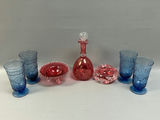 Colored Glass Ware - thumbnail 1 of 13