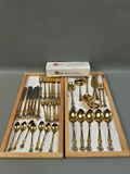 German BMF Mann Im Mond Gold Wash Flatware - thumbnail 1 of 15