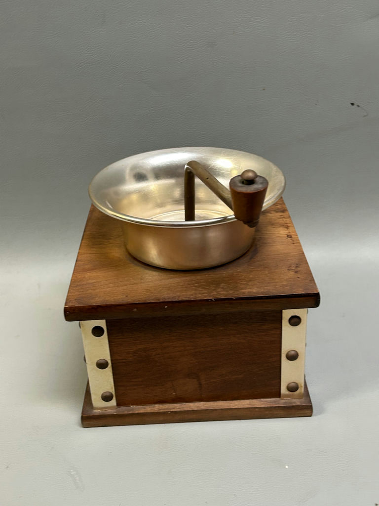 Vintage Crank Lap Coffee Grinder - image 8 of 9