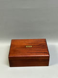Antique Humidor Box with Milk Glass Lining  - thumbnail 1 of 7
