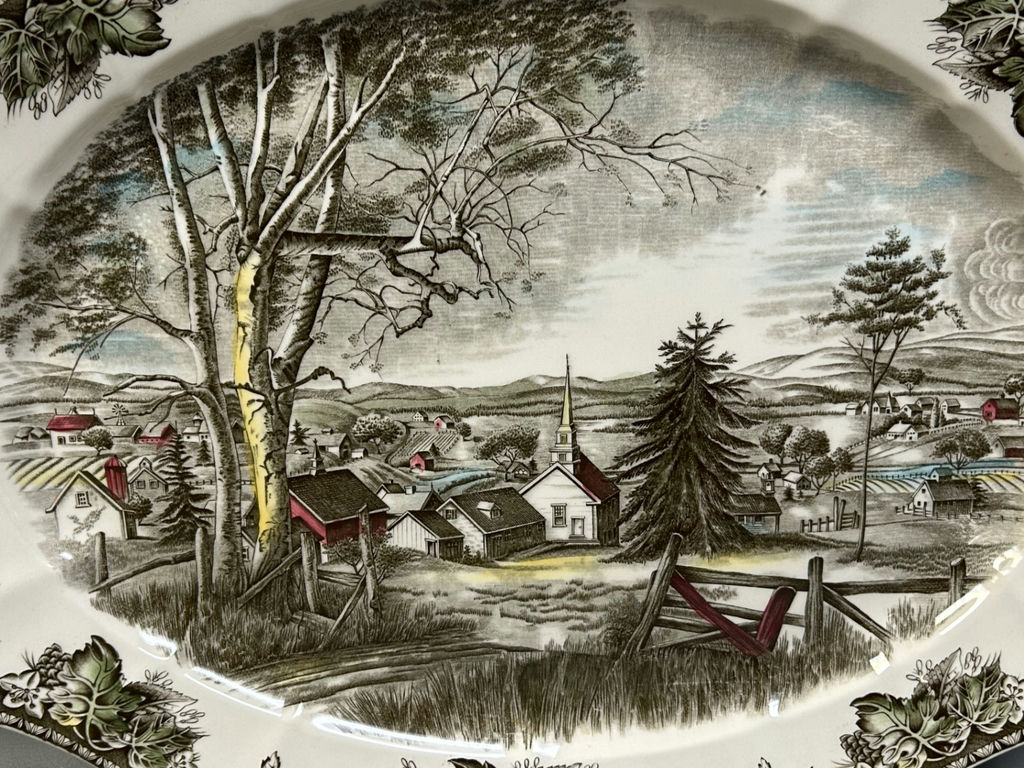 Johnson Bros Friendly Village Oversized Platter - image 2 of 4
