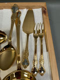German BMF Mann Im Mond Gold Wash Flatware - thumbnail 13 of 15