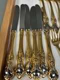 German BMF Mann Im Mond Gold Wash Flatware  - thumbnail 4 of 15