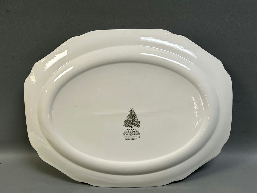 Johnson Bros Merry Christmas Oversized Platter - image 3 of 5