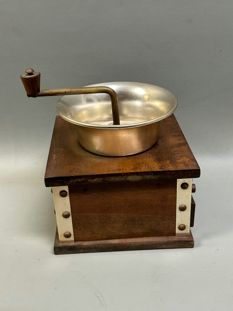 Vintage Crank Lap Coffee Grinder  - image 9 of 9