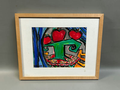 Mona A. El-Bayoumi Oil on Paper Painting  - Image 1 of 6
