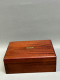 Antique Humidor Box with Milk Glass Lining  - thumbnail 4 of 7
