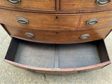 Antique Bow Front Serpentine Chest of Drawers - thumbnail 7 of 10