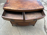 Antique Bow Front Serpentine Chest of Drawers - thumbnail 6 of 10